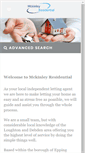 Mobile Screenshot of mckinleyresidential.co.uk